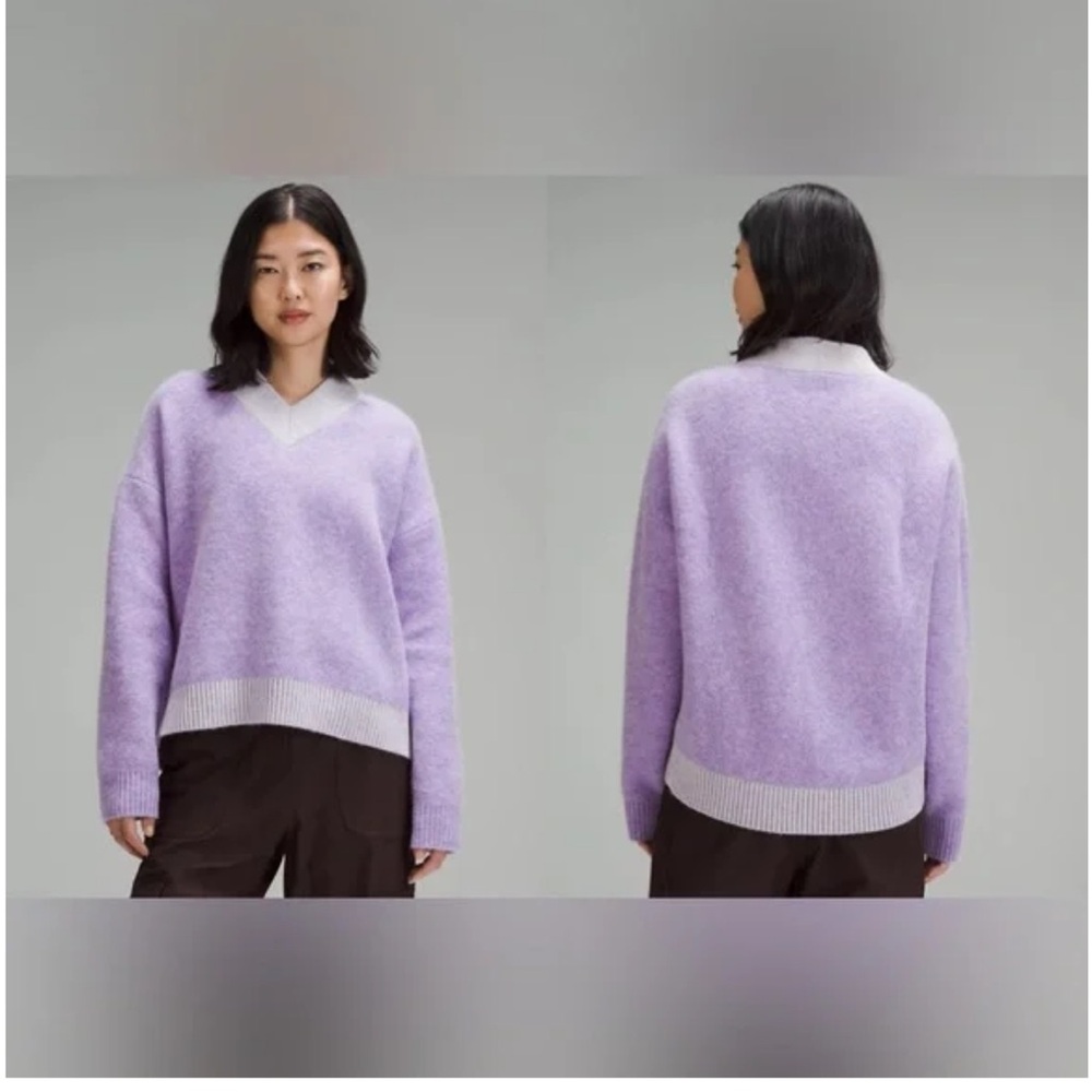lululemon - alpaca blend sweater